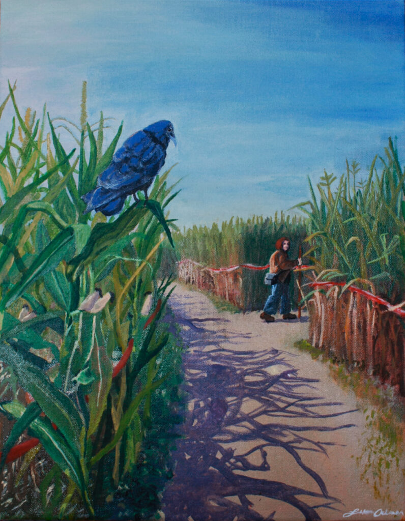 Corn Field painting by Lillian Acheson